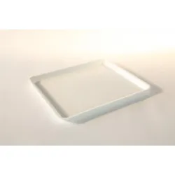 Polimetilmetakrilāta GN 1/2 20 Plexi trauks Balts