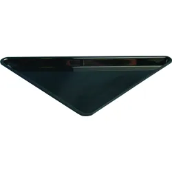 Polimetilmetakrilāta Plexi Triangle trauks 270x270x360x20mm Melns