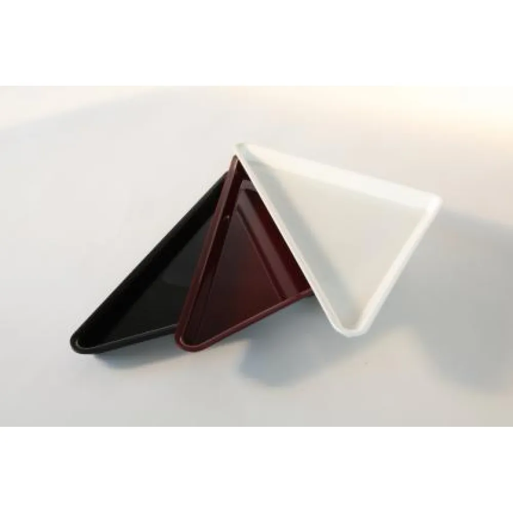 Polimetilmetakrilāta Plexi Triangle trauks 270x270x360x20mm Melns (A00005001)