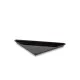 Polimetilmetakrilāta Plexi Triangle trauks 270x270x360x20mm Melns (A00005001)