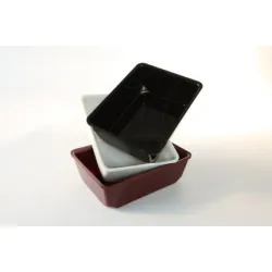 Polimetilmetakrilāta GN 1/5 80 Plexi trauks Balts