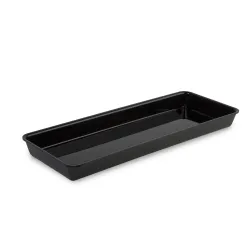 Polimetilmetakrilāta GN 2/5 40 Plexi trauks Melns