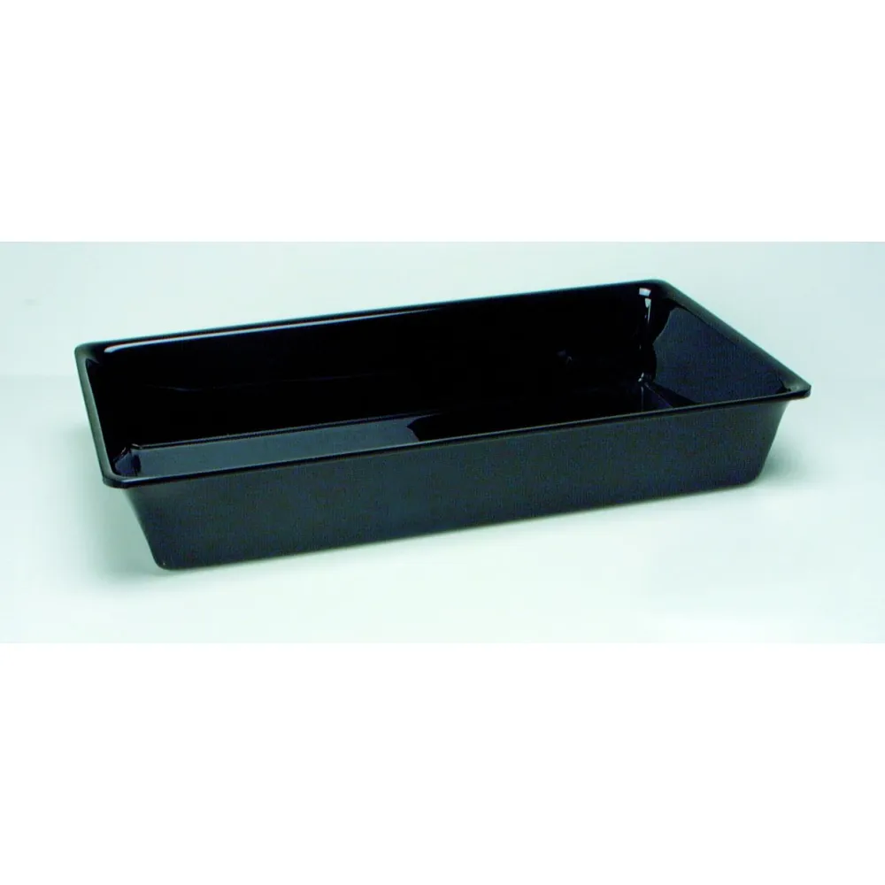 Polimetilmetakrilāta GN 3/4 80 Plexi trauks Melns (A00006603)