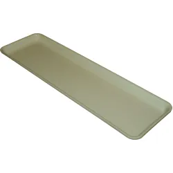 Polimetilmetakrilāta GN 2/4 20 Plexi trauks Balts