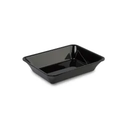 Polimetilmetakrilāta GN 1/5 50 Plexi trauks Melns
