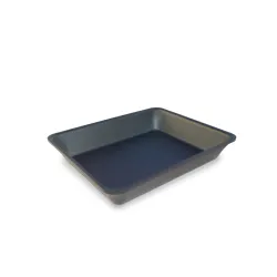 Polimetilmetakrilāta GN 1/2 50 Plexi trauks Tumši pelēks dūmu