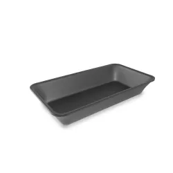 Polimetilmetakrilāta GN 1/3 50 Plexi trauks Tumši pelēks dūmu