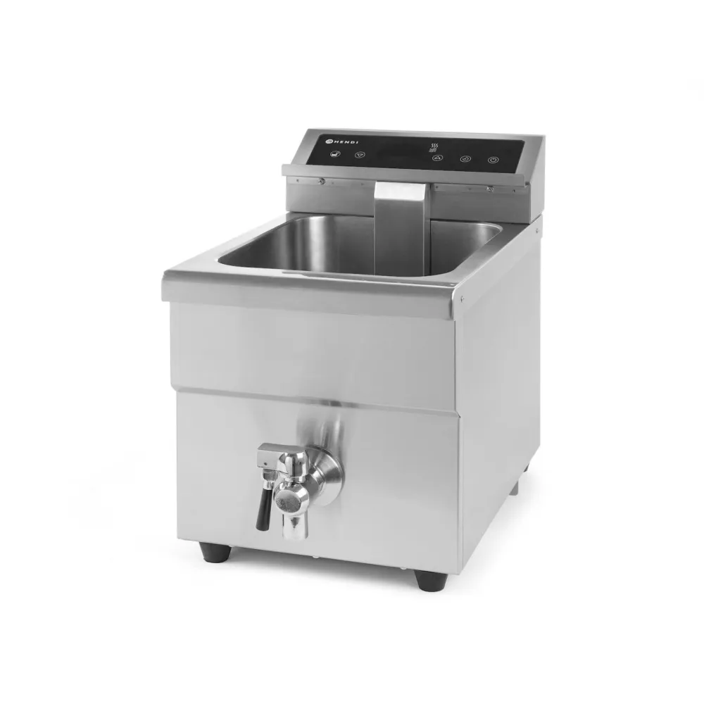 Indukcijas friteris ar izteces krānu, 8 l (215012)