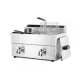 Friteris indukcijas ar izteces krānu - 2 x 8 l (215029)