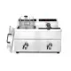 Friteris indukcijas ar izteces krānu - 2 x 8 l (215029)