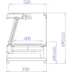 Karsta vitrīna PIZZA BAR 900 mm (PIZZABAR0.9)