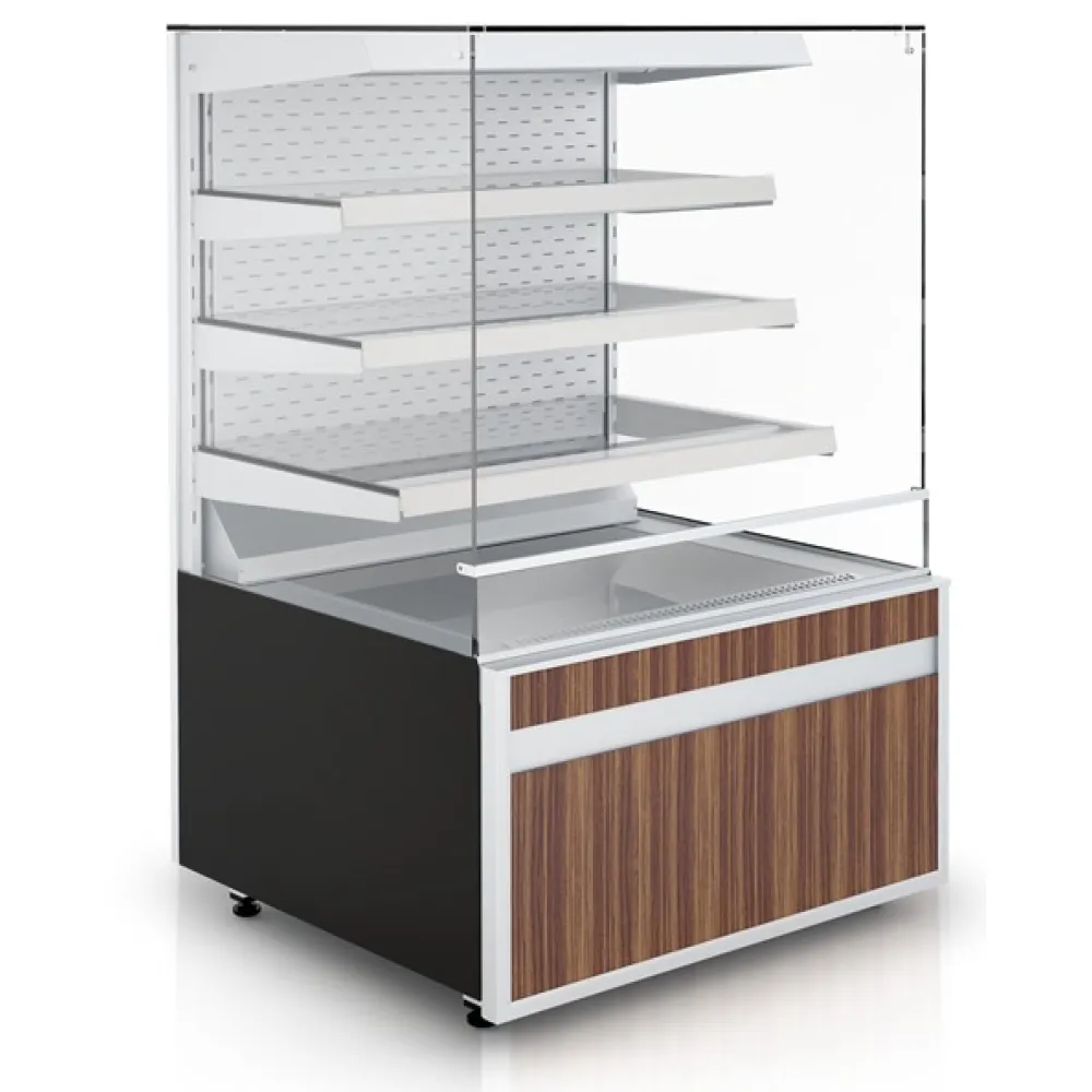 Silta vitrīna CUBE OPEN 1310 mm REMOTE (CU101.3OP-c)