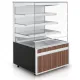 Silta vitrīna CUBE OPEN 1310 mm REMOTE (CU101.3OP-c)