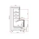 Lielveikalu saldētava - vitrīna LEVEL L 3.75 REMOTE (LVL180L)