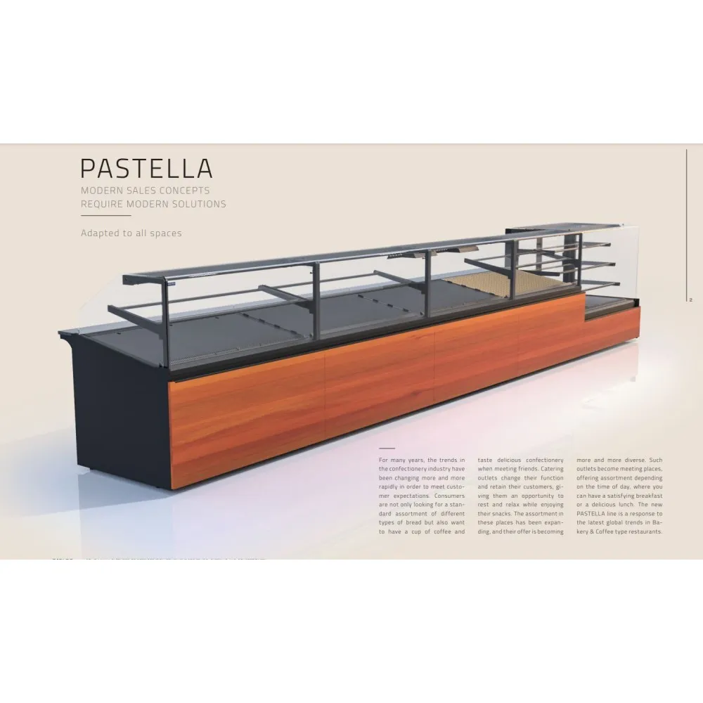 Konditorejas vitrīna PASTELLA SWEET 0.6W (PSTS60W)