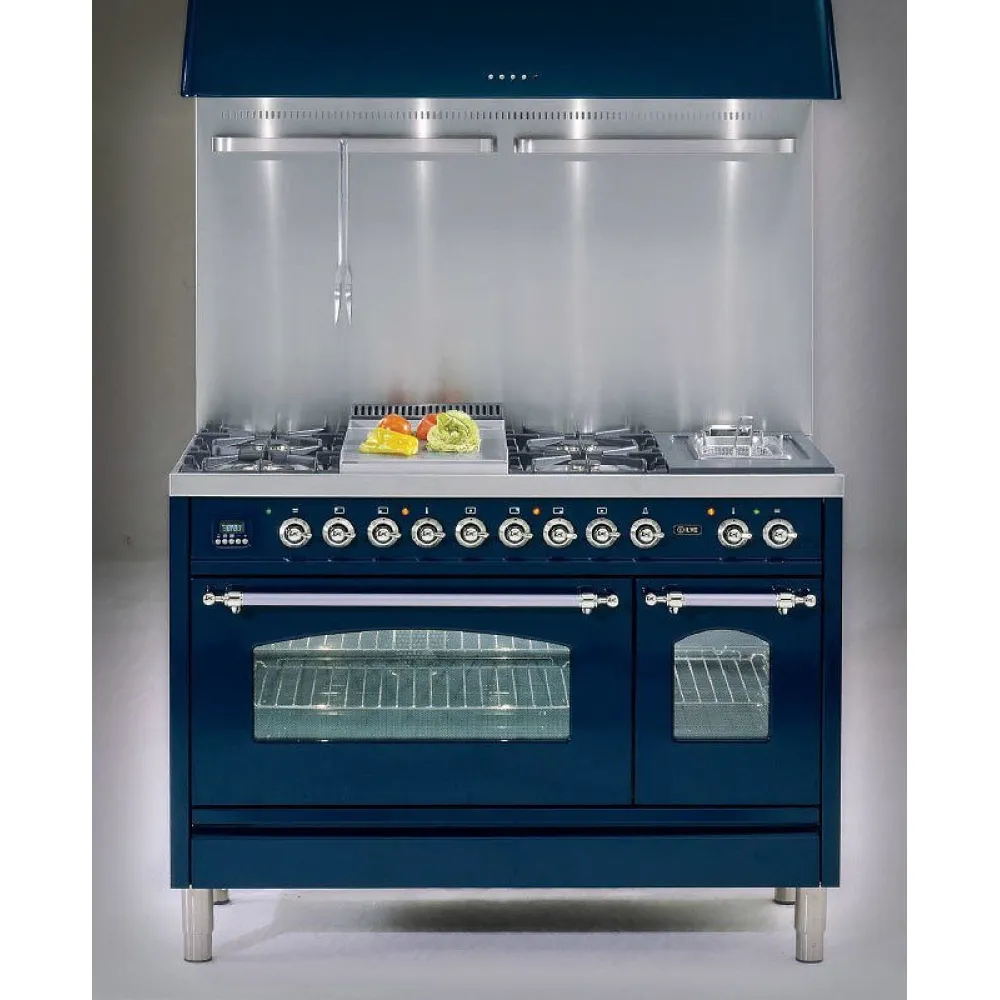 Plīts ar cepeškrāsni Nostalgie P127NE3 120 cm 7 degļi