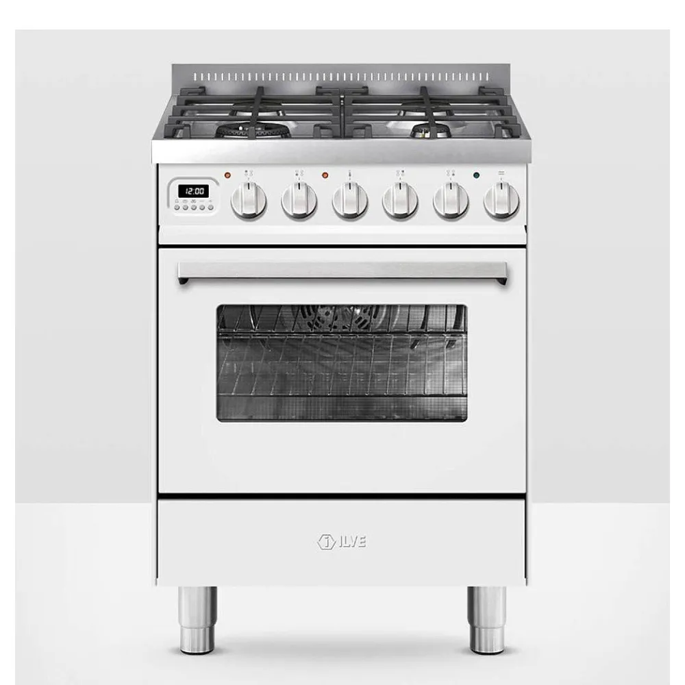 Plīts ar cepeškrāsni Pro Line  60 cm L06WM3 4 degļi