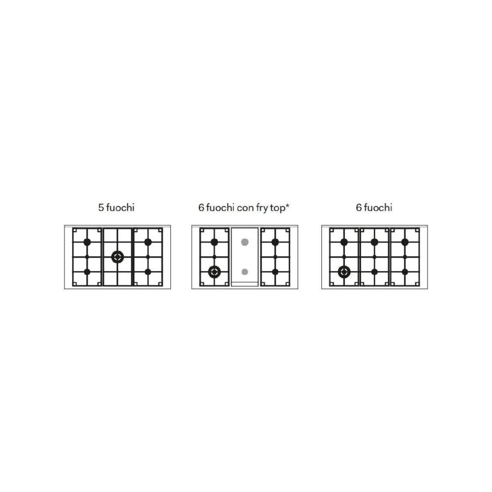 Plīts ar cepeškrāsni Pro Line 100 cm LD106WM3 100 cm 56degļi