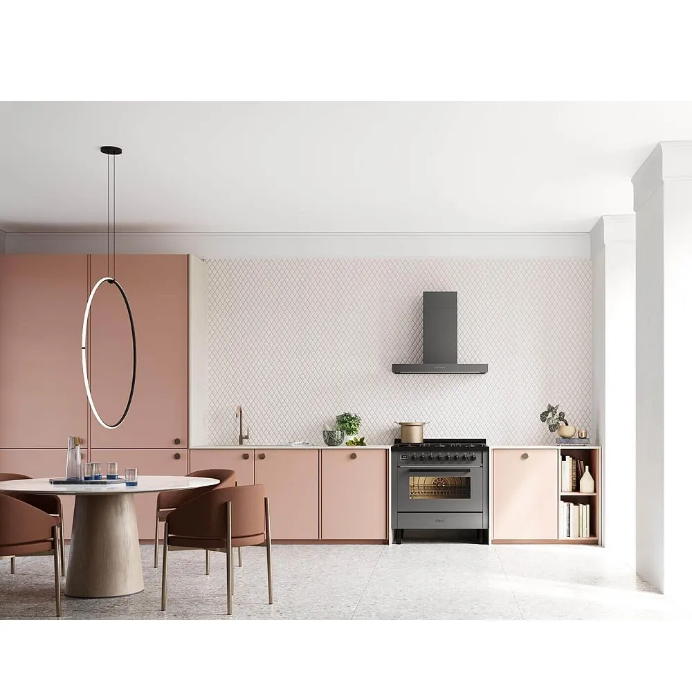 Plīts ar cepeškrāsni Pro Line 90 cm L09-GRD/L09-MGD 6 degļi