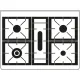 Range Cooker Majestic M09N ar degliem zivīm (M09PDNE3)