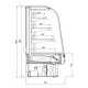 Karsta vitrīna TOSTI GR 600mm (C-1-TS/O-60/GR)