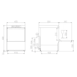 Dishwasher for glasses FK 40