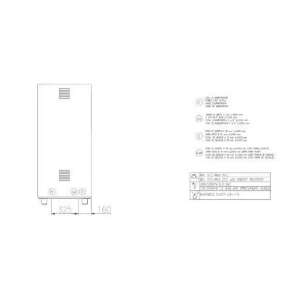 Kupola trauku mašīna, 500x500mm, HK 850 E PRS (HK850EPRS)