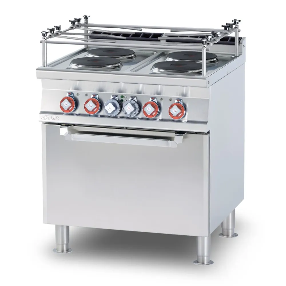 Elektrīskā plīts ar cepeškrāsni, 4 riņķi CF4-78ETX (08660830X)