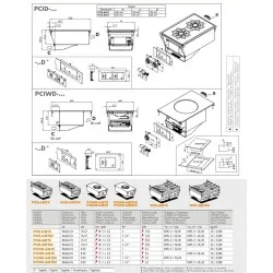 Iduction cooking top PCID-64ETDX