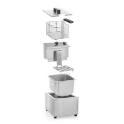 Manuālais friteris Profi Line, 8 l