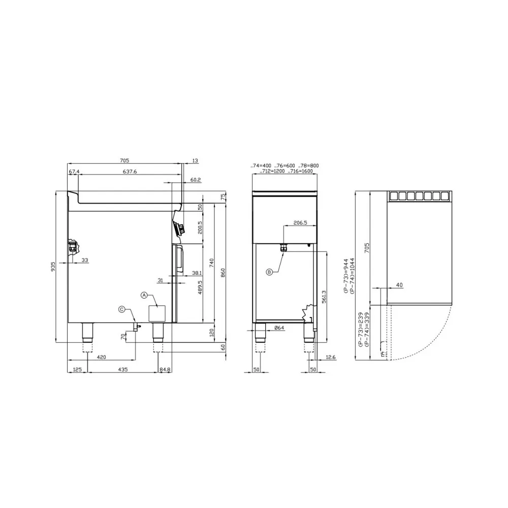 Indukcijas plīts PCI-78ETD (08030838)