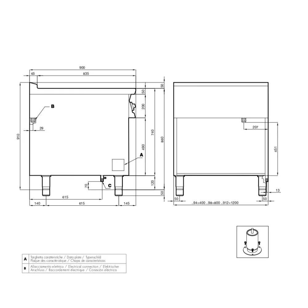 Indukcijas plīts TPI-98ETX (09120833X)