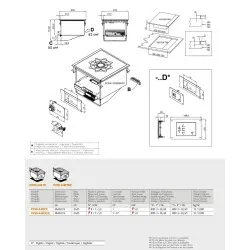 Iduction cooking top PCID-44ETDX