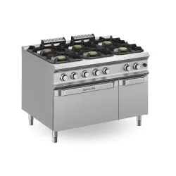Gāzes plīts ar gāzes cepeškrāsni  61.0 kW DOMINA PRO 900