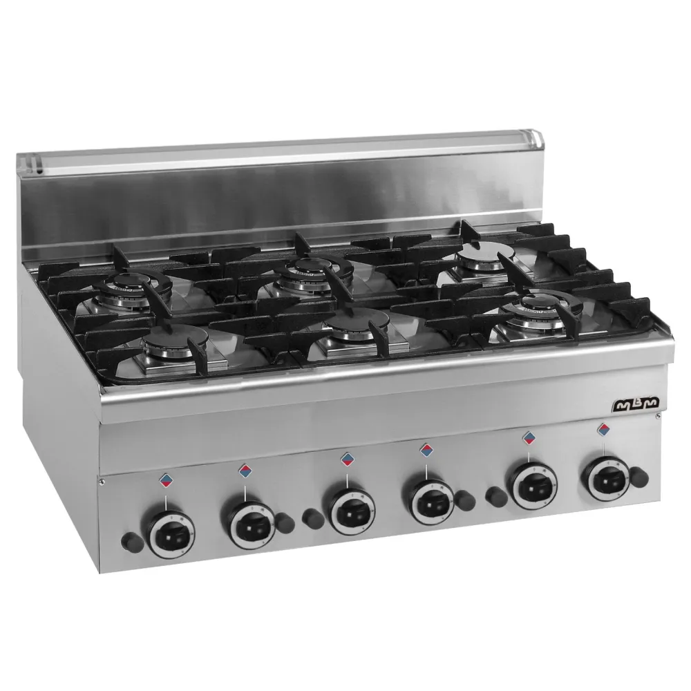 Gāzes plīts virsma 17.55 kW MINIMA 600 (G6S6)