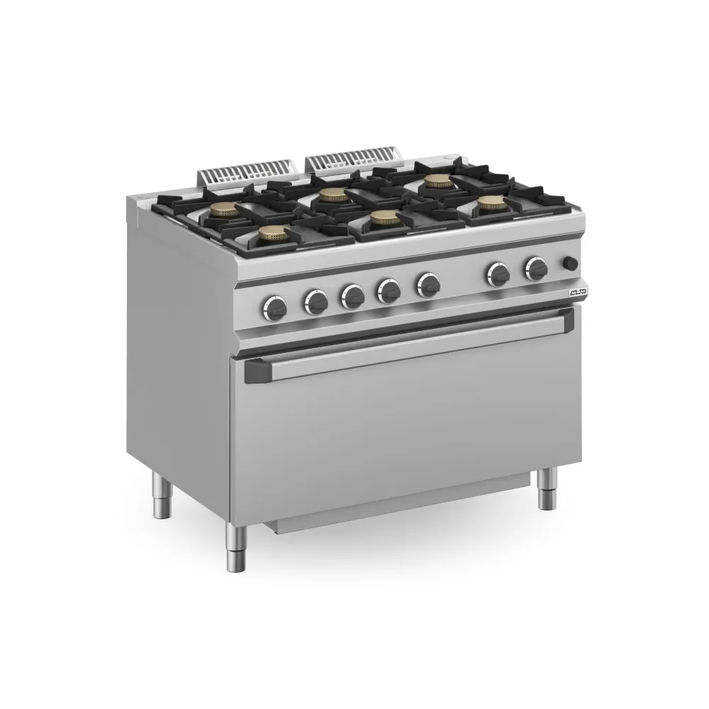 Gāzes plīts ar cepeškrāsni  41.0 kW MAGISTRA PLUS 700 (MFB711FGMXS)