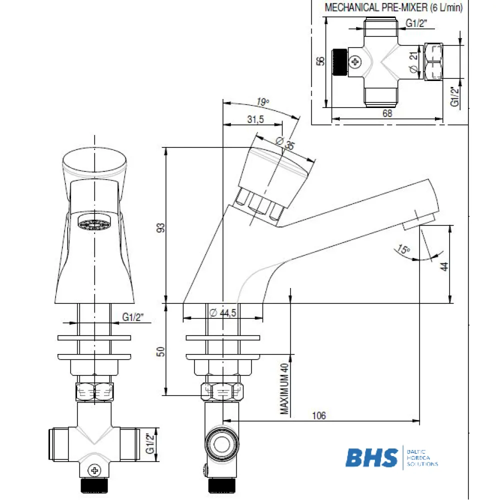 Automatisks maisītājs A001B/PM (ARES001B/pm)
