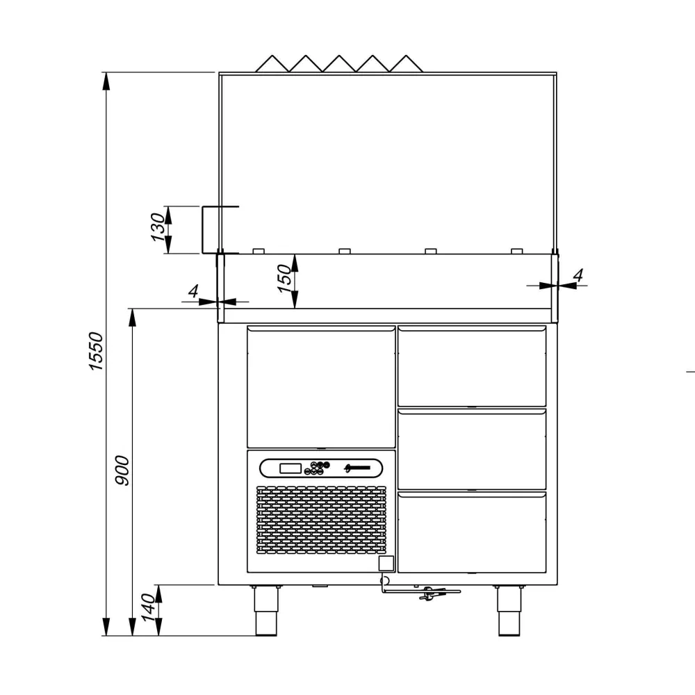 Hot-Dog galds XKJ21 (XKJ21-0030.000.00-SB)