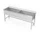 Galds ar diviem baseiniem 1800 (BS2-PRA-180/60/90)