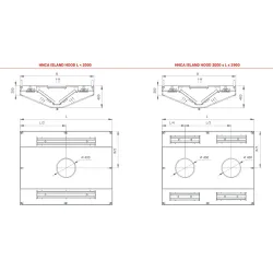 Centrālais ventilācijas nosūcējs sala ar filtriem HNCA 1500