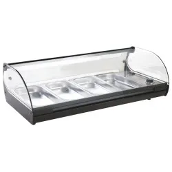 Karstā vitrīna GN traukiem Cristal 4 | 4x GN 1/3