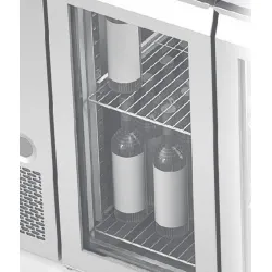 Backbar cooling counter 2 drawers, 3 doors