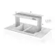 Plaukts ar LED apgaismojumu bufetei 1068 mm (LPA13-107/40/40)