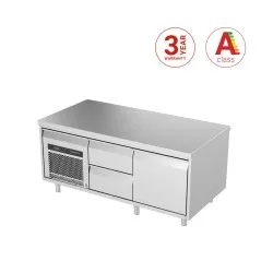 Galds saldētava zema P125 1400mm ar neitrālo atvilktni