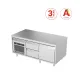 Galds ledusskapis zemais P125 1400mm ar neitrālo atvilktni (BHS-FPS-E125-140/70/65)