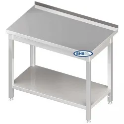 Metal table with shelf 1000