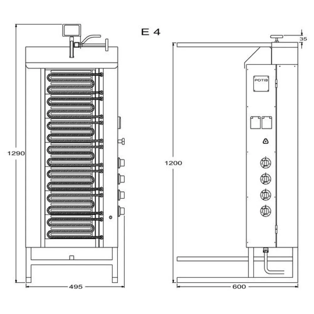 Elektriskais giross F E3 50kg (PG7660/ PG7661)