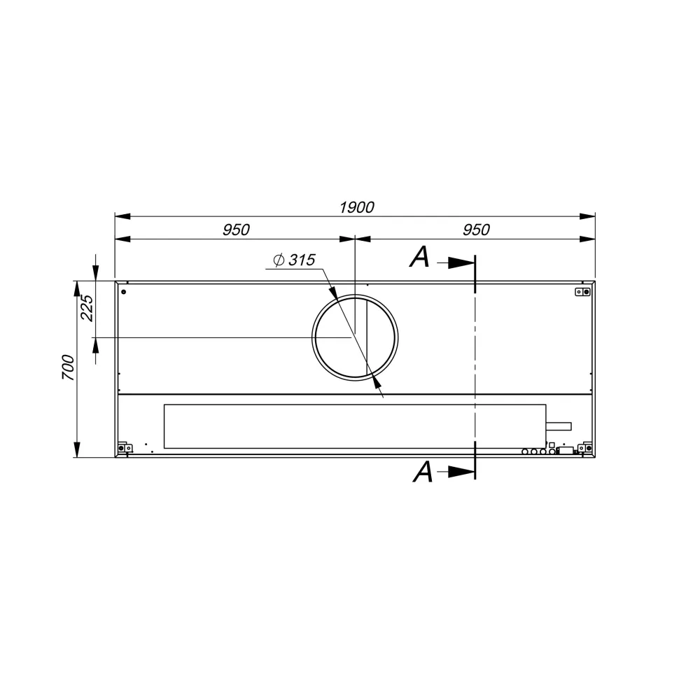 Projekts - N/T tvaika nosūcējs (PR-cooker-hood)