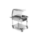PĀRVIETOJAMS BAIN MARIE MARMĪTS AR HALOGĒNA LAMPĀM COMPASS 2 HALO (02000COMP2BM/H)