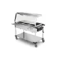 PĀRVIETOJAMS BAIN MARIE MARMĪTS AR HALOGĒNA LAMPĀM COMPASS 3 HALO SEP (02000COMP3VSBM/H)